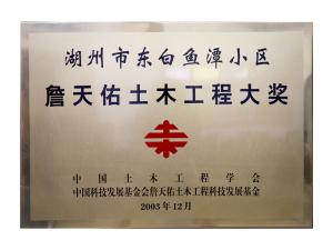 詹天佑土木工程大獎(jiǎng)——湖州市東白魚(yú)潭小區(qū)